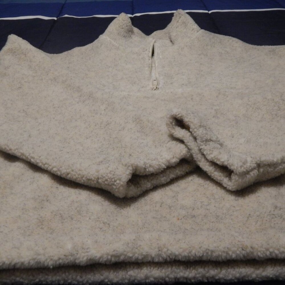 Men's Wool Like Long Sleeve Casual Shirt - Picture 2 of 3